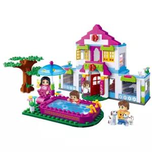 MSCT_(반바오) 풀 빌라 BO6109만들기블럭 조립 취미 용품 어린이 조립용 장난감 블록