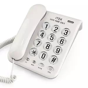 큰버튼 효도 유선전화기 일반 가정집 기업식당 매장용 발신자 공장 가정용 사무실 옛날