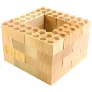 MSCT 모쿠락 24 MLG024블럭 원목불록 어린이교구 블록 목재 나무