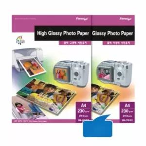 반광택 포토용지 A4 20매 사진인화지 잉크젯전용 인쇄 종이