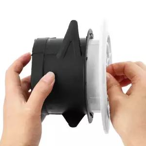 다양한 모양 공기 환기 추출 밸브 그릴 순환 통풍구 커버 100/150mm 원형 덕트 액세서리