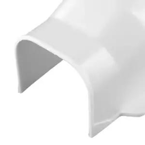 커플링 엔드 캡 커버 실내 실외 연결 라인 벽 입구 내후성 135 플랫 엘보우