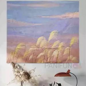 패브릭포스터 갈대 M 그림천가리개 대형 감성 카페벽장식 매장인테리어소품 인소품 피스트리 아트 현수막