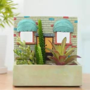 홈가든 하우스 화분 (snack)인테리어 조경 원예 식물 꽃화분 집들이선물 선물용 미니 소형 장식