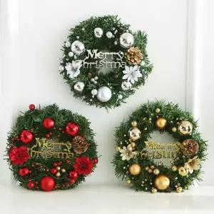 글리터리스(소) 실버트리장식 가랜드 크마스 벽장식 크마스가 장식품 크마스리스 장식