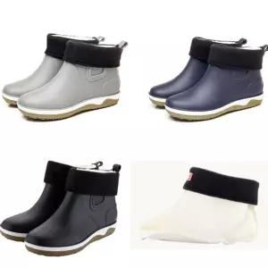 기모장화 남자부츠 방한 남성 겨울신발앵클 숏부츠 레인 롱레인 성인