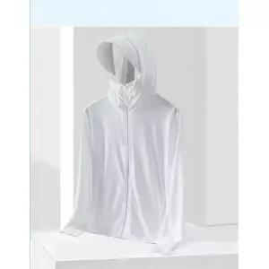 카이시 올인원 아이스쿨 선블록 후드 래쉬가드 분리형 모자 쿨토시 래쉬가드 등산 골프 바람막이 물 세아커