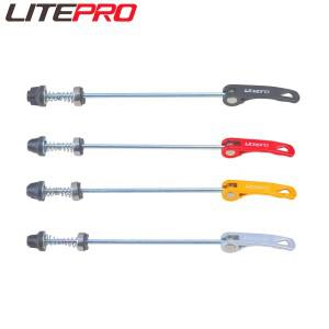 [호환품]Litepro MTB 도로 자전거 퀵릴리즈 나사 막대 알루미늄 스틸 V 브레이크 허브 QR 레버 100x135 디
