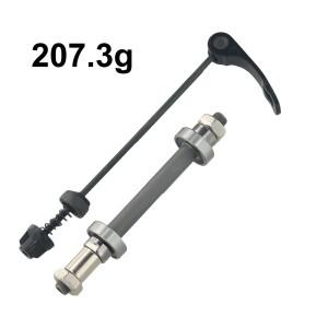 [호환품]MTB 자전거 휠 허브 스틸 사이클링 퀵릴리즈 꼬치 레버 부품 전면 및 후면 액슬 베어링 2 개 포함