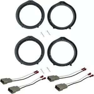 배선 하네스가 있는 아큐라 혼다용 DKMUS 6.5 /6.75 스피커 장착 어댑터