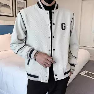 G로고 레터링 남성 자켓 야구잠바 3컬러 패션 캐주얼패딩 후리스 드집업 롱패딩 숏패딩 항공점퍼 깔깔이 남