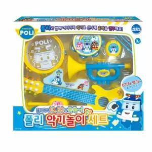 로보카 폴리 악기 놀이 세트 1개 기타 탬버린 트럼펫 장난감 크리스마스 어린이날 선물 교구아 조카 음악