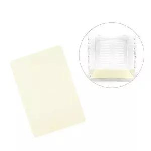 [콩심팥심]세로 패턴 미니 타일 아이보리 컬러 200x200mm 인테리어 바닥재