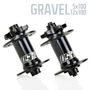 [호환품]Koozer 450 프론트로드 자갈 CX 5x100mm QR TA 12x100 THRU 28H 32H 구멍 6 볼트 도로 디스크 브레