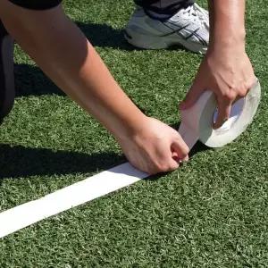 [콩심팥심]라인 표시 테이프 실외용 인조잔디 테이프 스포츠 필드 마킹 테이프