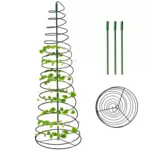 [콩심팥심]나선형 덩굴 화분용 지지대 식물용 스탠드 울타리 정원 장식