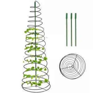 나선형 덩굴 화분용 지지대 식물용 스탠드 울타리 정원 장식