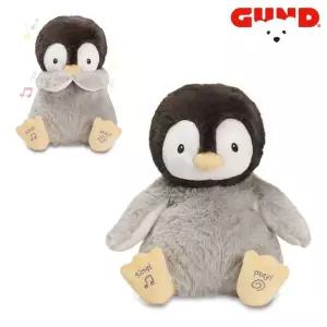 GUND G6059341 노래하는 펭귄 키시 27cm하는인형 봉제 디자인 캐릭터 놀이 장난감 애착 하는