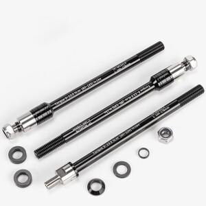 [호환품]1Pcs 알루미늄 스틸 자전거 프론트 포크 액슬 트레일러 히치 스루 어댑터 160-178mm P1.0/1.5/1.75