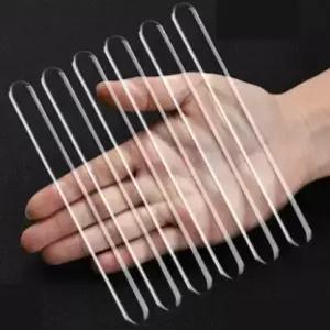 자동차 문짝 가장자리 투명 스크래치 방지 스트립 범퍼 스커프 플레이트 바 백미러 충돌 보호대 스티커