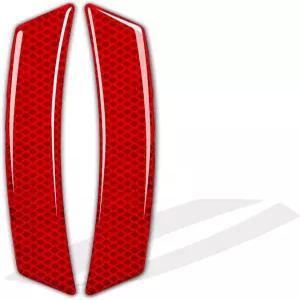 뮤크즈루 자동차 반사 트림 사이드 마커 스티커 SUV 픽업트럭 휠 웰 아치 또는 범퍼 용 외장 액세서리