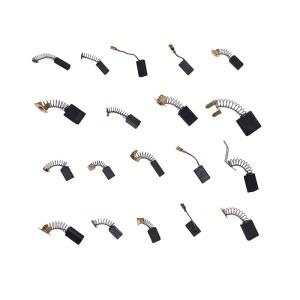 호환 2pcs 카본 브러쉬 드릴 전기 그라인더 교체 카본 브러쉬 흑연 구리 예비 부품 전기 흑연 브러시