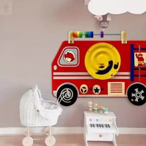 이프로컬렉션 벽걸이교구 소방차 아기장난감