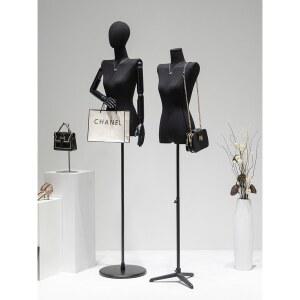 상반신 마네킹 블랙 직각어깨 여성파워숄더마네킹 어깨깡패 모델 여성 홈쇼핑 남성 옷가게