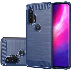 모토로라 엣지+ (2020)/모토로라 엣지 플러스 2020 XT2061-3 케이스, 슬림하고 얇은 카본 파이버 소재의 TP