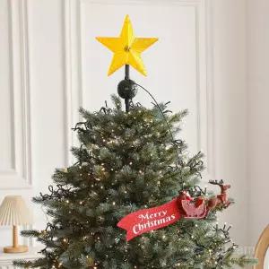 크리스마스장식 회전 트리오너먼트 산타클로스 소품