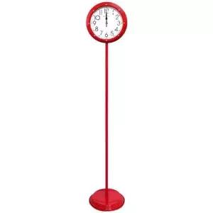 [콩심팥심]스탠딩 큐브 시계 무소음 한국제작 레드 인테리어용 시계