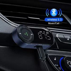 모드 FM 차량용 수신기 AUX 블루투스 5.3 오디오
