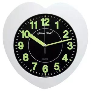 [콩심팥심]야광 벽시계 무소음 화이트 인테리어 시계 실내 장식 벽걸이 시계