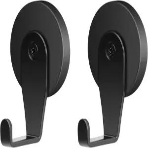 아릴라카 마그네틱 화환 걸이 냉장고용 후크가 달린 헤비 듀티 자석 2팩 금속 현관문용 크리스마스 장식