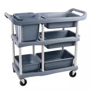 뷔페카트 양념 식당 뷔페 피로연 퇴식 대차 수거 그릇 학교