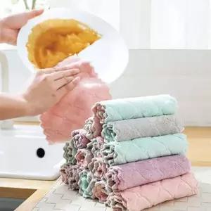 TBZ 극세사 벨벳행주 1개(색상랜덤)