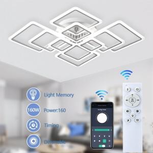 북유럽 펜던트 조명 천장 램프 현대 호환 사각형 LED 샹들리에 침실 거실 주방 다이닝 장식