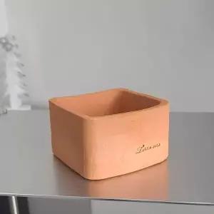 수제 토분 사각 모양 미니 토분 화분 11x7cm