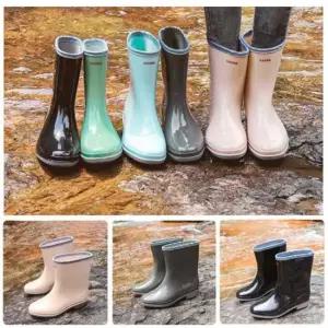 인기상품 스타일리쉬 어반 시크 미니멀 여성 롱 레인부츠 [WF8E8C2_260403]