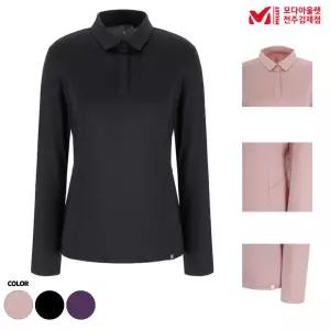여성 카라티셔츠 기능성 긴팔 간절기 아웃도어 등산 신축성_JK 436878