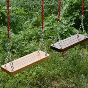 야외 나무 스윙 체어 정원그네 팬션 마당