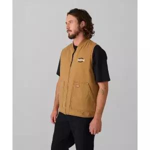 매장정품 DICKIES 디키즈 X 트레셔 릴렉스드 베스트 Brown Duck DK0A88IT0BD 1373065