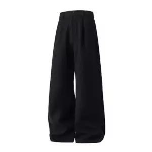 남자 팬츠 모직 가을 캐주얼 데일리 면린넨 질감 정장 일자 도톰하고 긴 다올3