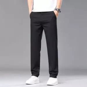 남자 팬츠 오피스룩 캐주얼 데일리 면린넨 정장 여름에 가볍게 걸치기 스판 일자 다올2