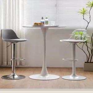 업소용 원형바 다이닝 홈카페 창가 스탠딩 주점 탁자 테이블 철제 인테리어 낮은 의자