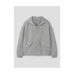 매장정품 8SECONDS 에잇세컨즈 워셔블 나일론 후드 봄버 그레이 265139CY43 1401028