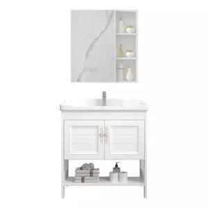 세라믹 세면대 소형 호텔 카페 개수대 싱크 바닥형 콘솔 도어 실내용