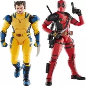 마블 레전드 시리즈 데드풀과 울버린 무비 - 6인치 액션 피규어 번들
