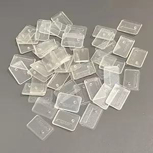 EBCO 50피스 플라스틱 액션 피규어 스탠드 베이스 3.75인치 GI 조 장난감 전용 업그레이드 클리어