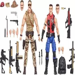 G.I. Joe Classified Series 173 SGT 슬로터 amp; 펠릭스 머서 스트래튼 26개의 액세서리가 포함된 6인치